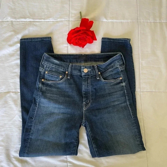 Mother the looker crop in on the edge skinny denim - Picture 9 of 16